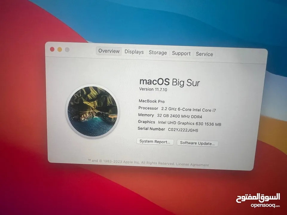 macbook pro 2018 i7 ram32