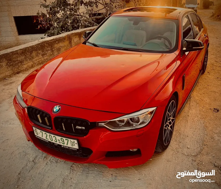 Bmw f30 320i  2013 kitm3 بي ام 320i عليها كت ام 3  2013
