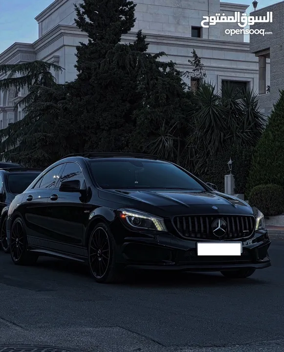 مرسيديس CLA 45 AMG أصلي ، تيربو معدل ، فلتر معدل ، خزان water methanol معدل ، السياره 490 حصان