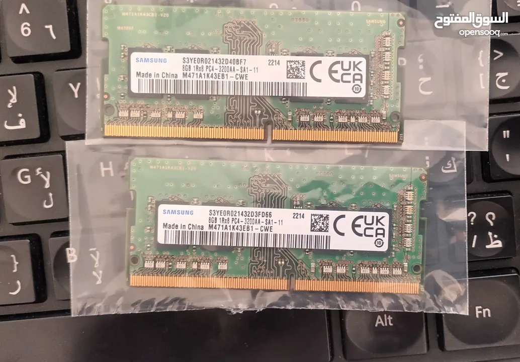 رامات لابتوب DDR4  تردد 3200