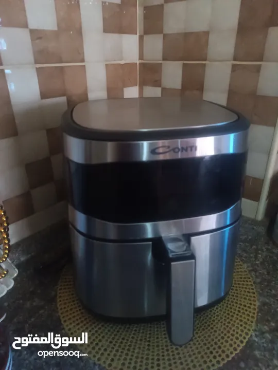 Conti Air fryer AF -60XL-Bs 6 Liters silverقلايه هوائيه مستعمله بحاله ممتازه للبيع
