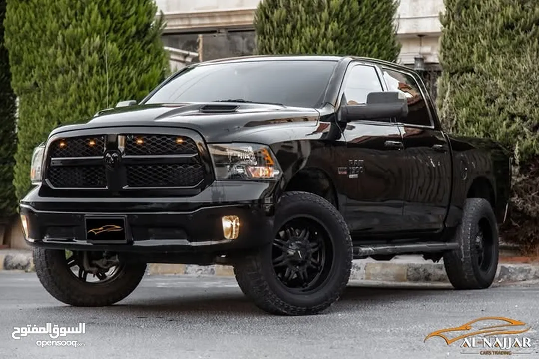 Dodge Ram Big horn 2019 gasoline   البكب بحالة الوكالة و قطع مسافة 51,000 ميل فقط