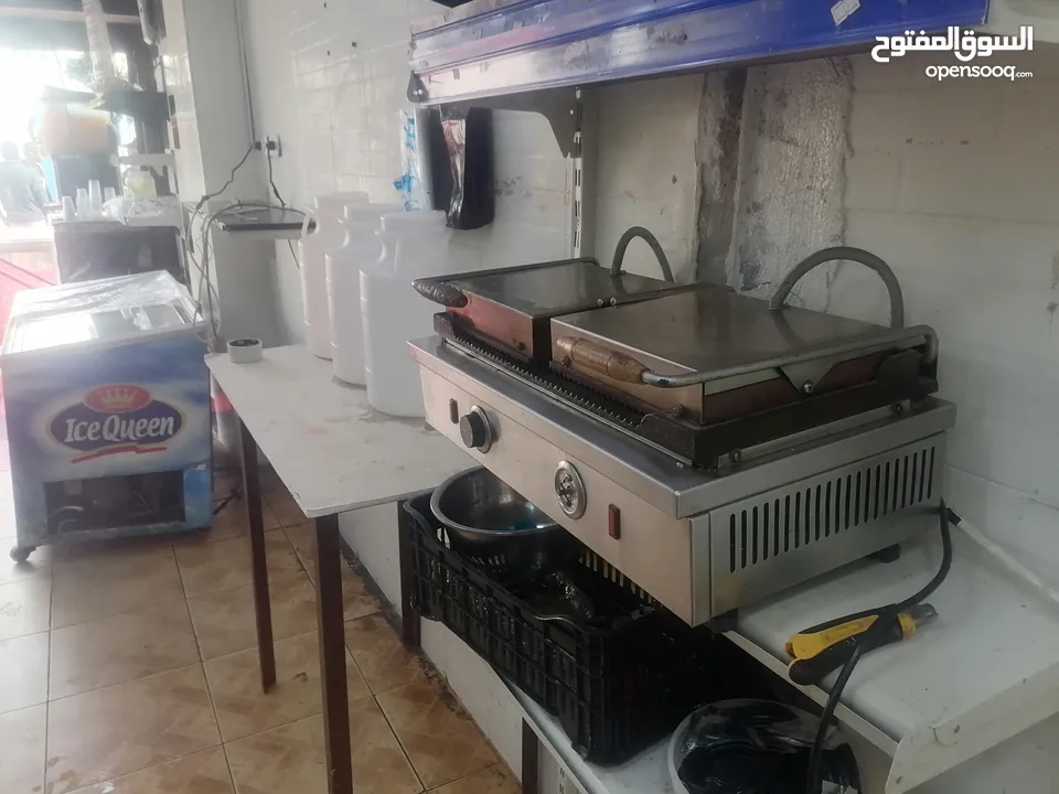 غريل كهربائي للمطاعم electronic grill