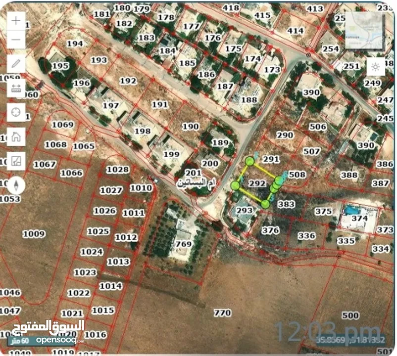 قطعة أرض مميزة تصلح للسكن او بناء مزرعة صيفيه تمتاز بقربها من جميع المناطق الحيوية الجديدة للبيع