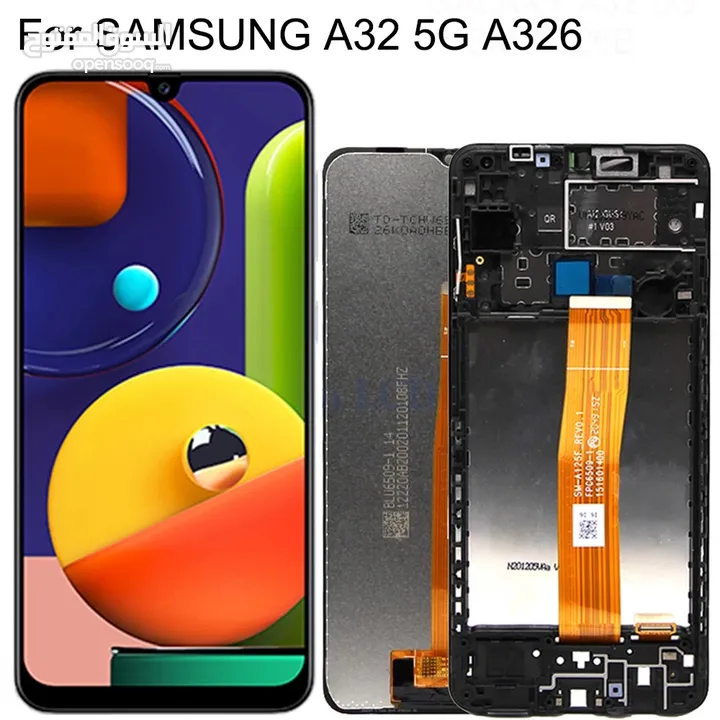 A32 4G شاشه سامسونج  أصلي شركة مع فريم.  SAMSUNG A32 4G ORIHGINAL LCD .