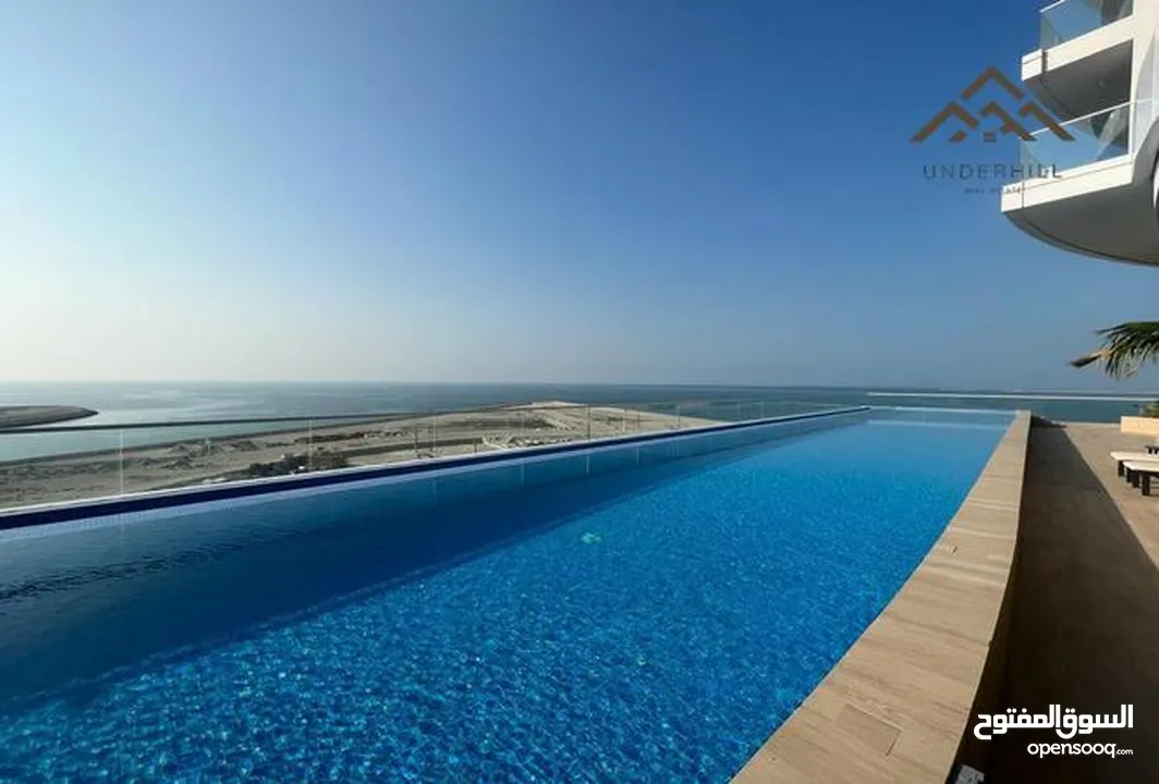 للايجار استيديو في السيف برج سيبرال اوركيد مكون من  غرفة نوم ،صوفه صغيره مطبخ مفتوح بلكونه