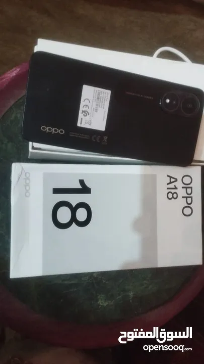 OPPO A18 FOR SALE  هاتف أوبو A18 - 4/64 جيجابايت - حالة مستعمل كالجديد - بسعر منافس!