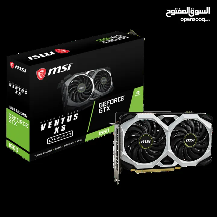 كرت شاشة  MSI GTX1660 VENTUS 6GB