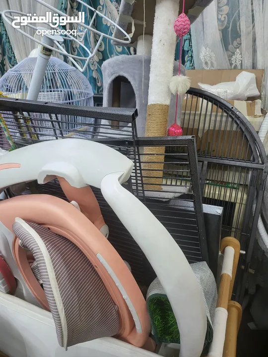 بيع الأثاث ومستلزمات الأطفال وإكسسوارات الحيوانات الأليفة وأقفاص الطيور  birds cages baby   items