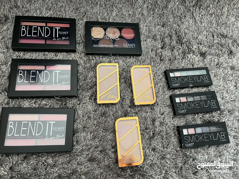 Palettes From Glam’s Makeup & Rimmel London