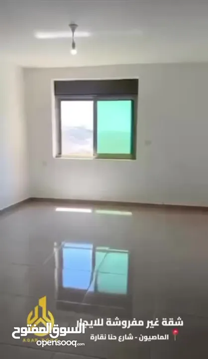 شقة غير مفروشة مميزة ومطلة في الماصيون شارع حنا نقارة