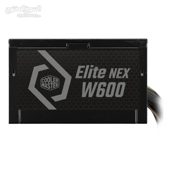 باور سبلاي كولر ماستر اصلي لأجهزة الجيمنج 600 واط حقيقي COOLERMASTER 600W 80+ GAMING POWER SUPPLY