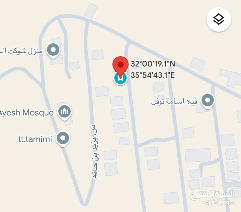 قطعة ارض سكنية للبيع - ضمن اسكان نقابة  المهندسين - نصف دونم - اسكان ج خاص رقم الإعلان (261311499)