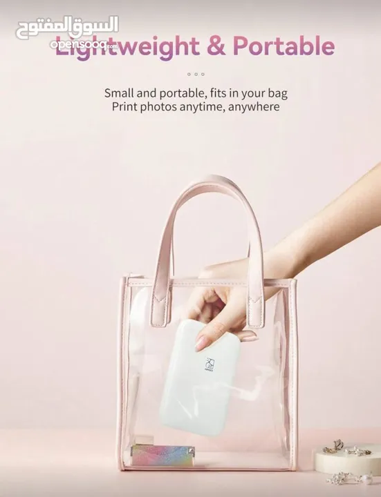 طابعة الصور الفورية MT53 + حزمة ورق (80 صورة لاصقة)