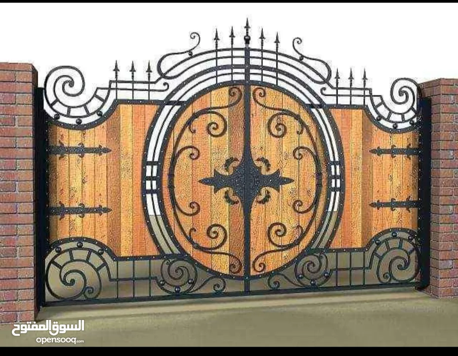موتور لابواب المفصليه الحديد الدرفتين للفل والمنازل والكمبواند