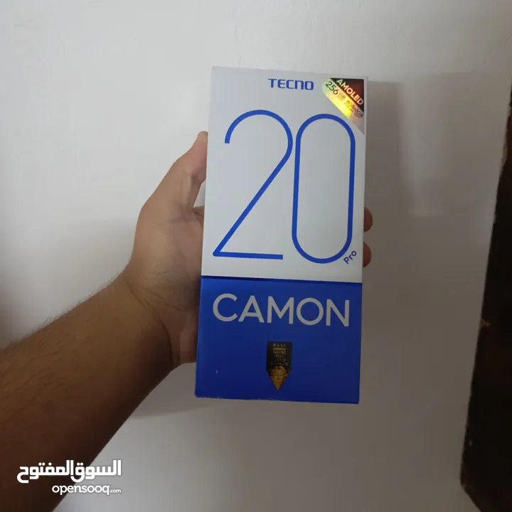 هاتف تكنو كامون 20 برو بحالة الجديد لا يوجد خدوش ولا كسور غير قابل للبدل