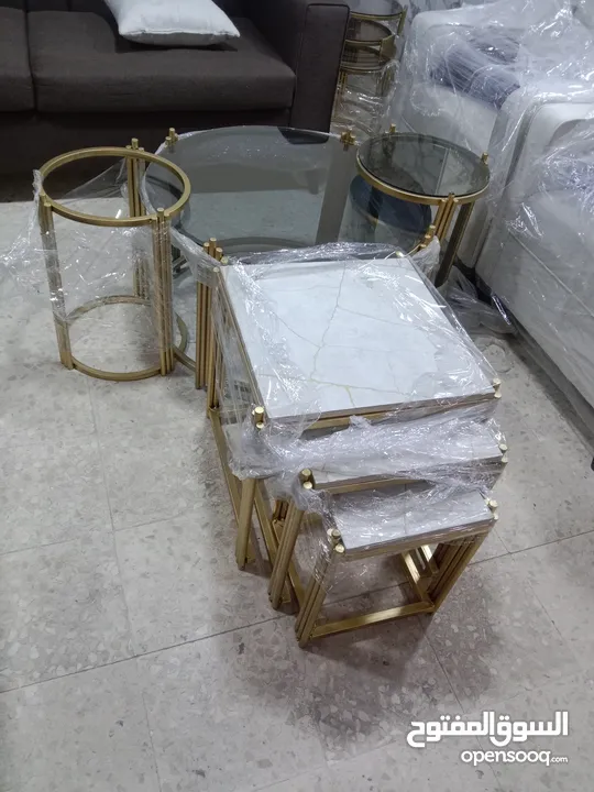 طقم كنب سبع مقاعد جديد للبيع