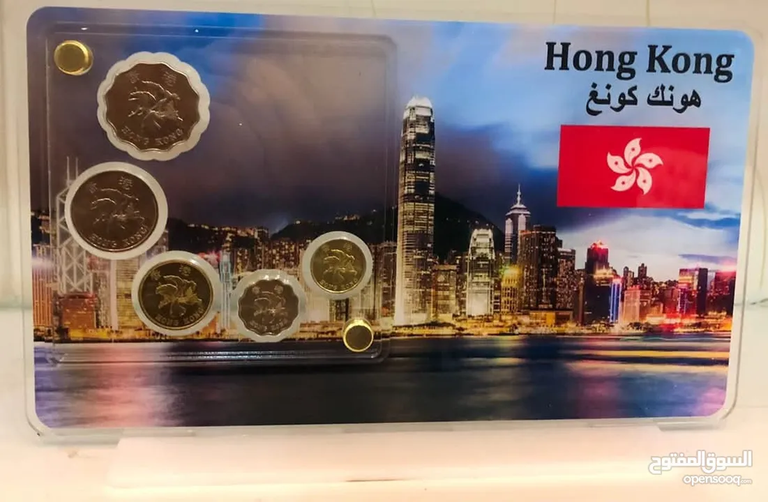 ستاندات منوعه عالميه يحتوي بالداخل على قطع معدنيه وفضيه انسر