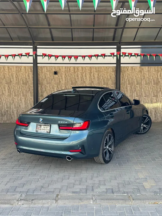 BMW 330e Sport 2021  Plug-in Hybrid  فحص كامل  كلين تايتل  جمرك جديد
