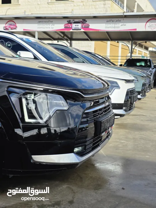 تشكيلة مميزة من سيارات كيا نيرو هايبرد ترخيص 2022 بالالوان المميزة (ابيض &اسود&فيراني&زيتي)