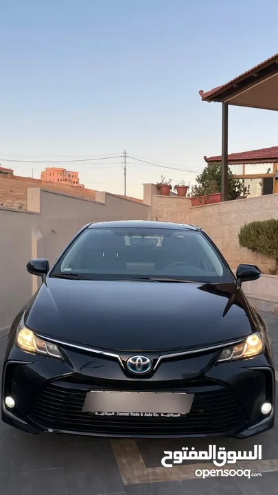 تويوتا كورولا 2019 وارد الشركة المركزية فحص كامل وكامل المواصفات ما عدا الفرش (قماش) وليس جلد