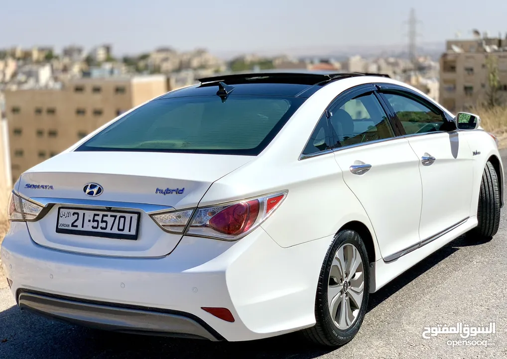 هيونداي سوناتا هايبرد 2014 وارد الوكالة فحص كامل sonata