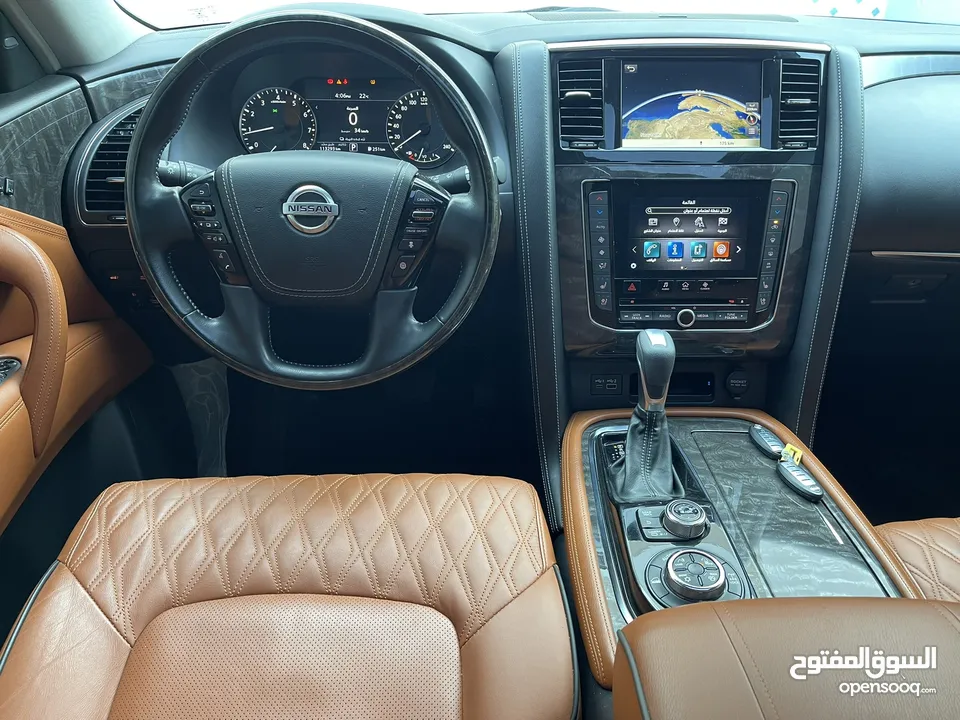 Nissan Patrol Platinum Full Option V6 GCC Space Radar Original Paint Full Service History 106,000 KM