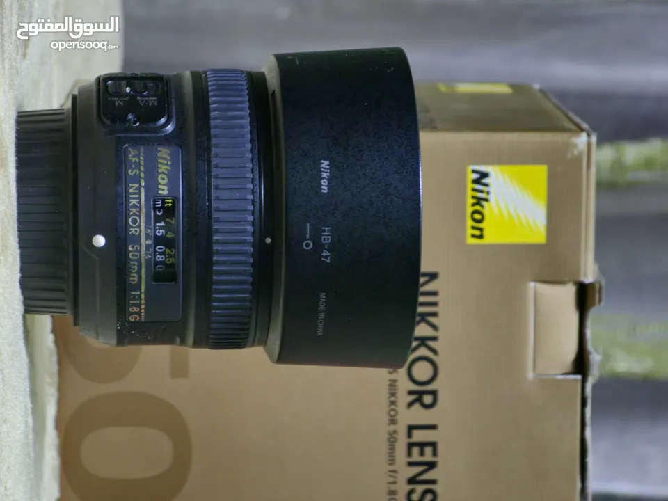 كاميرا نيكون NIKON D7100 للبيع مع عدسة 50 للبيع بشكل منفصل