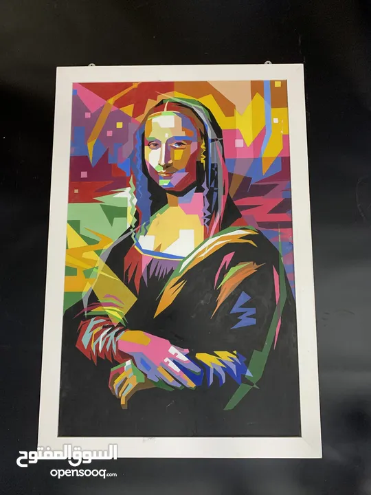 Unique hand painting Mona Lisa photoframe