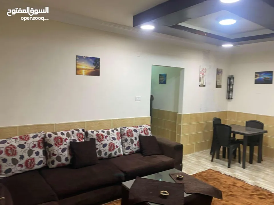 شقة للايجار مفروشة في موقع حيوي قرب الضمان الاجتماعي