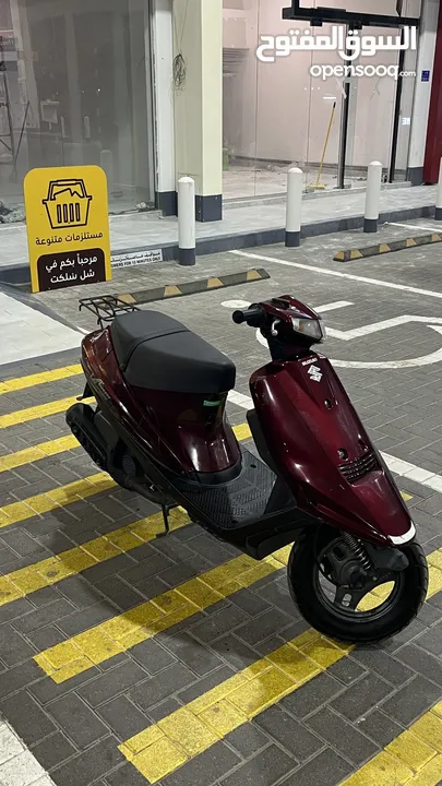 للبيع دراجة سوزوكي 100cc نظيفة ( بحالة الوكالة )