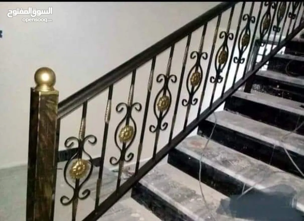 محدده الرحمن لتفصيل الحديد ابواب حمايات بوابات دربزين