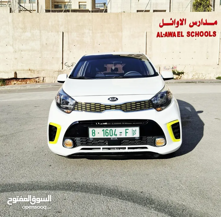 كيا بيكانتو 2020 GT LINE فل اضافات بصمة