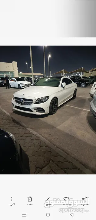 Mercedes C200 Coupe 2021 Amg Kit Night packag