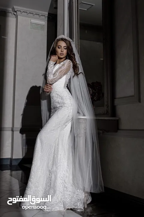 Luxury modern wedding dress/ wedding dress / فستان عرس - Opensooq