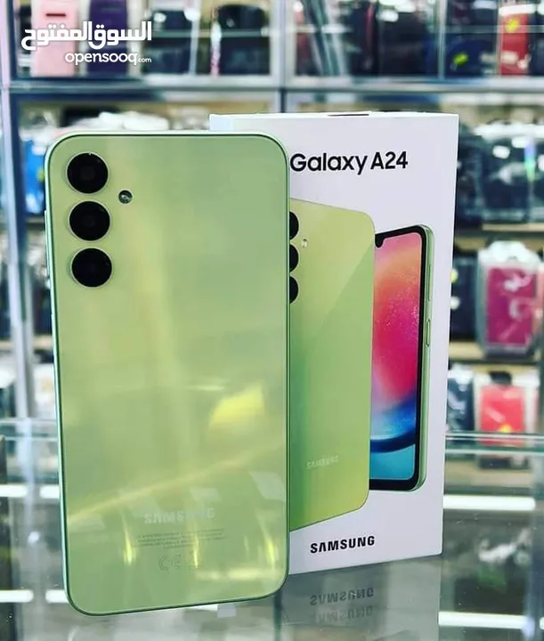 مستعمل ايام Samsung A24 رام 8 واضافه 8 جيجا 128 متوفر توصيل وهدية كفر ولزقه وشاحن الاصلي