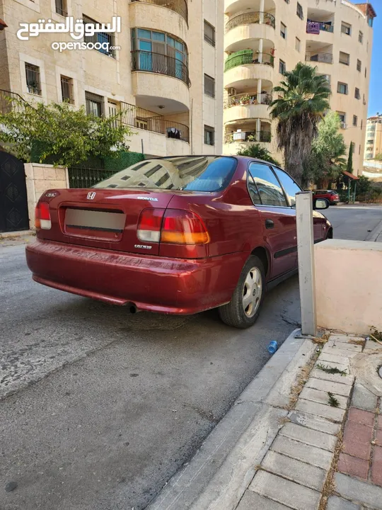 هوندا سيفيك 1999 للبيع – يد أولى، جير عادي، بحالة ممتازة