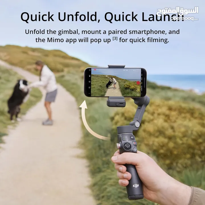 DJI Osmo Mobile 7P Gimbal Stabilizer مانع اهتزاز للموبايل من شركة دي جي ايOsmo Mobile 7P