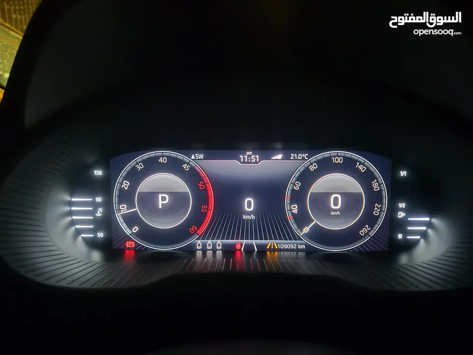اوكتافيا 2020 ترخيص 2020 عداد 108000