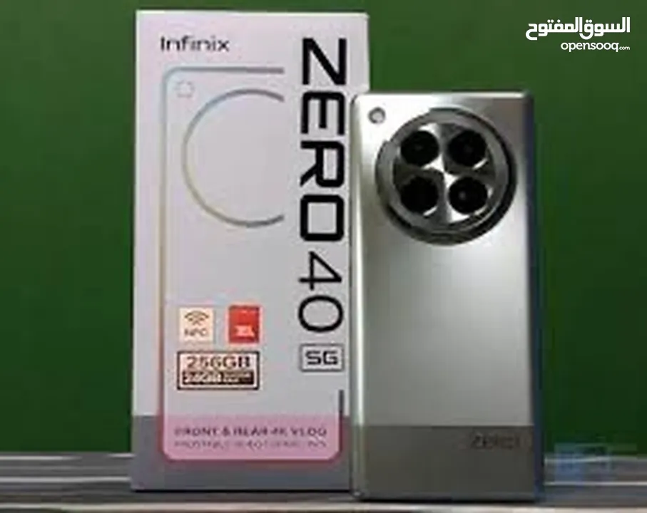 lnfinix Zero 40 5G الجديد (2025) كفالة الوكيل الرسمي في الأردن لمدة عام  من تاريخ الشراء