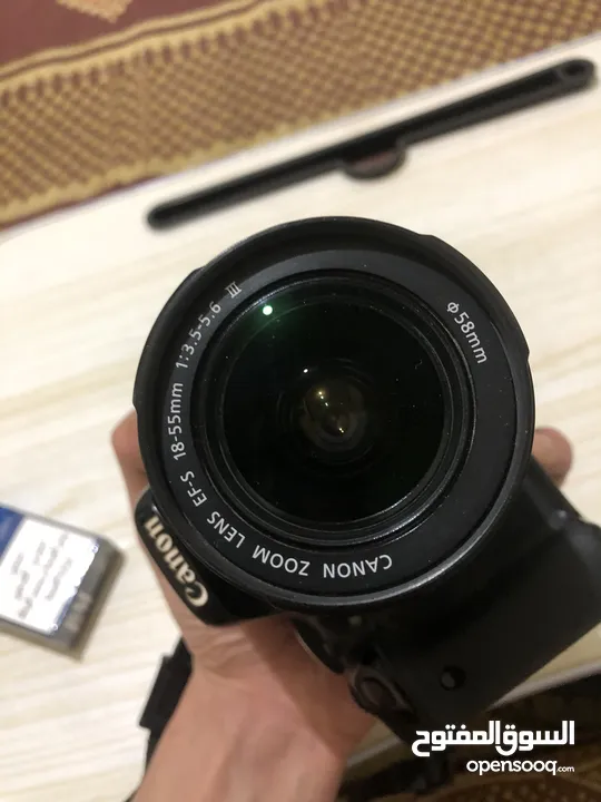 كاميرا Canon 600D مع ثلاث عدسات وشنتة