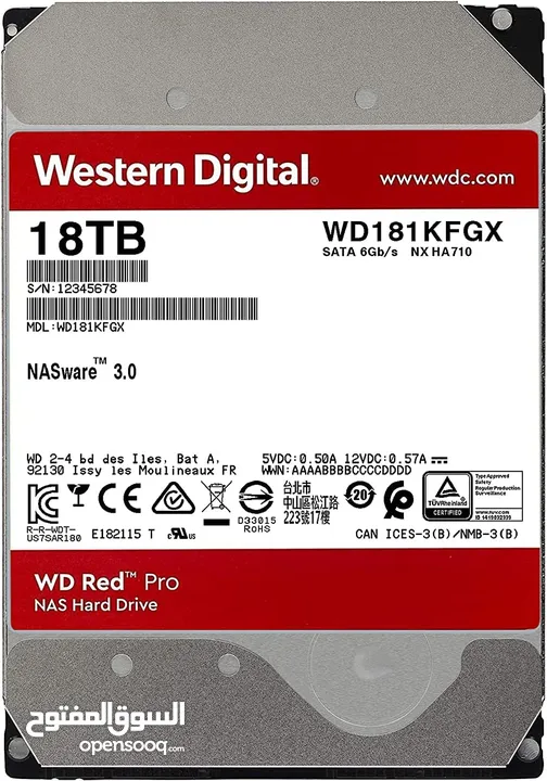 18TB WD RED