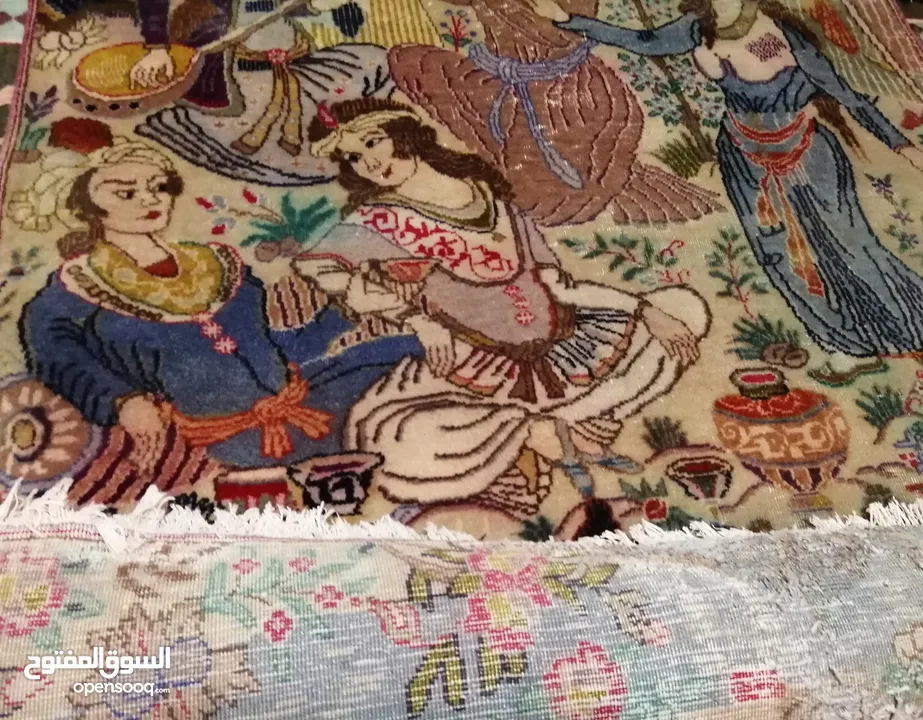سجادة إيراني رباعيات الخيام عمل يدوي iran carpet