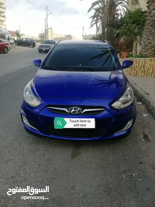 هونداي اكسنت 2014 فحص كامل مالك اول لون مميز ماتور 1.6 اصلي ممشى قليل 89000
