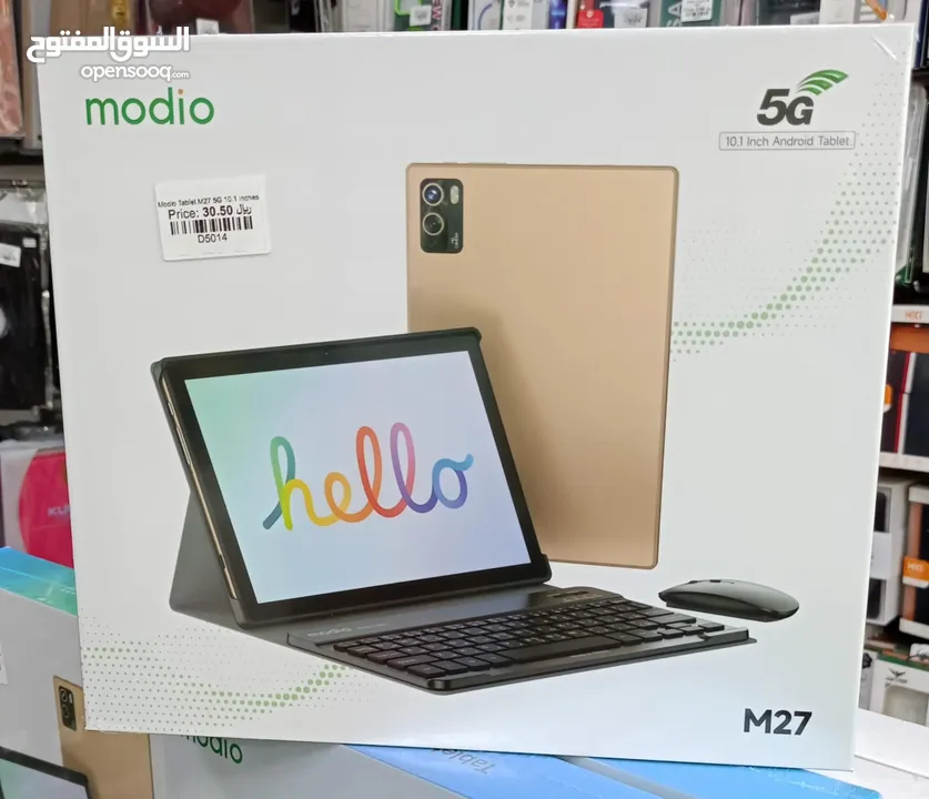 Modio tablet M27 5G 10.1 inch 8 GB ram 256 GB storage [ brand new tablet ]