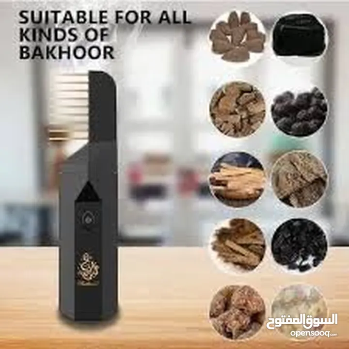 جهاز مبخره تعطير الشعر و الملابس او المنزل و السياره بعطر البخور