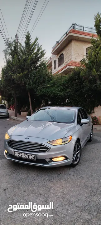فورد فيوجن سبورت بكج فتحه2017 فحص كامل مالك واحد من الحره كلين تايتل صيانة الشركه ممشى قليل 95الف