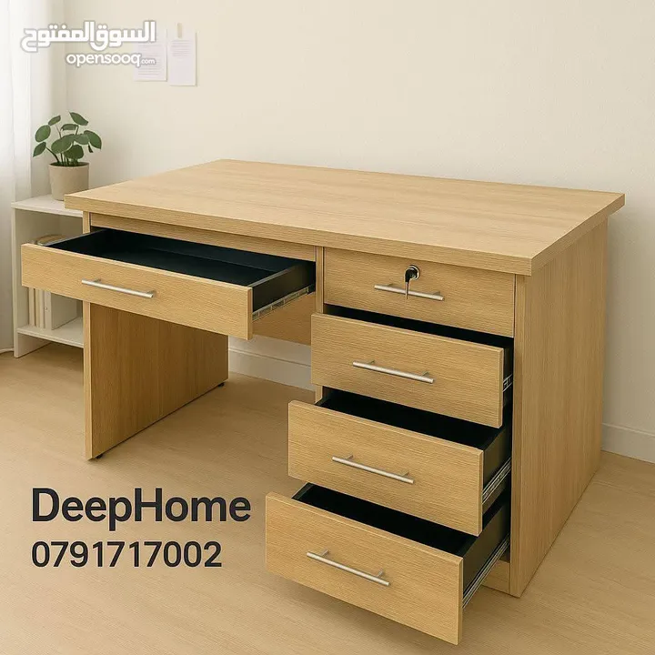حرقناااا الاسعار للموظفين و الطلاب بأقل تكلفه وفرنالك مكتب 120*60 باجمل التفصيلات خشب مكفول مستورد