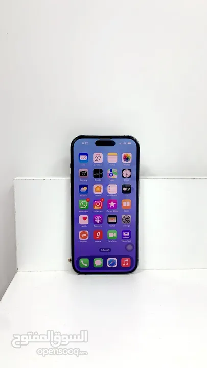 I-PHONE 14PRO 128GB اي فون 14 برو 128 جيجا بنفسجي