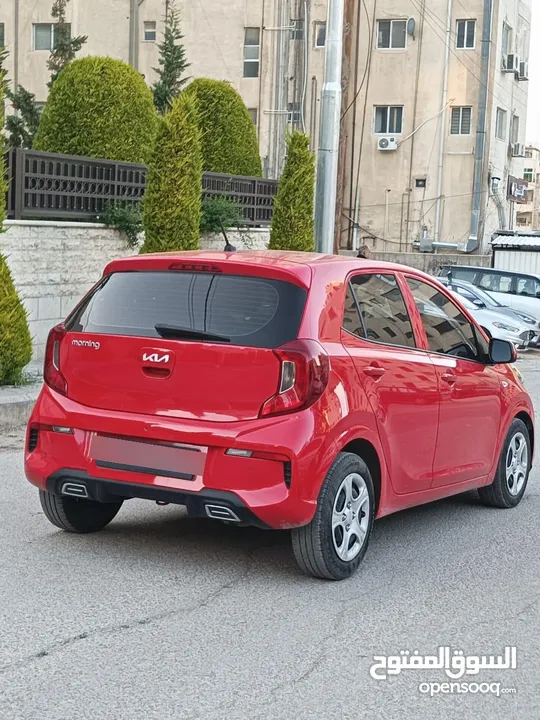 كيا مورنينج موديل 2022 فحص كامل جمرك حديث لون احمر ماتور cc1000